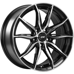 Dai Alloys – Frantic – Black – 15″x6.5″ 38mm – Summer Wheels – DW11515005